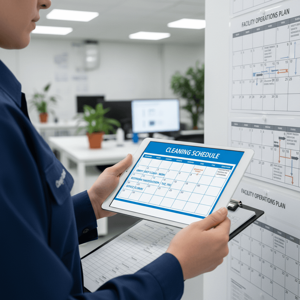 Planning and scheduling a customized cleaning program